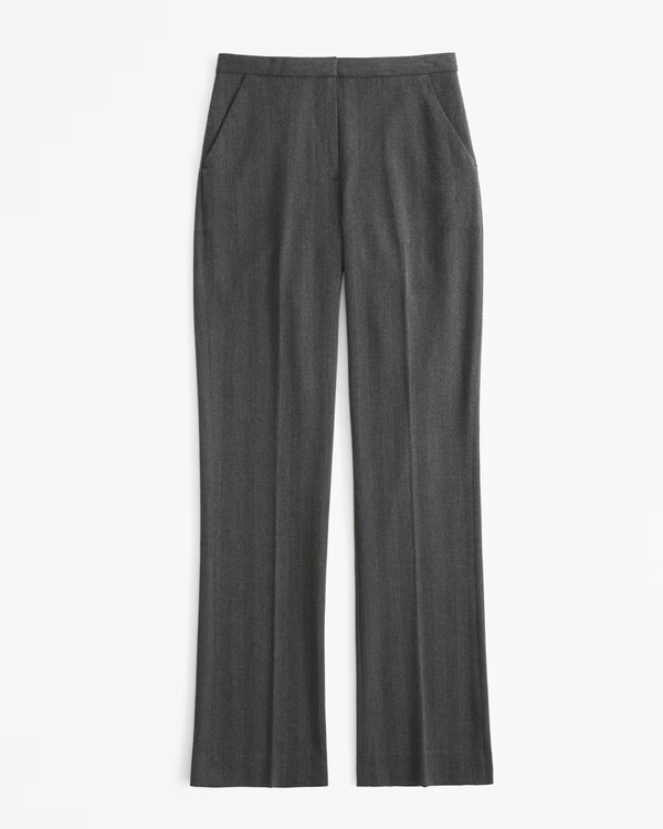 Women's High Rise Clean Boot Trouser | Women's New Arrivals | Abercrombie.com | Abercrombie & Fitch (US)