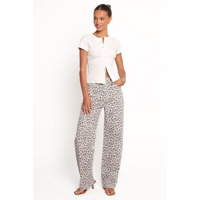 Petal and Pup Leila Printed Wide Leg Jean - Leopard 2 | Target