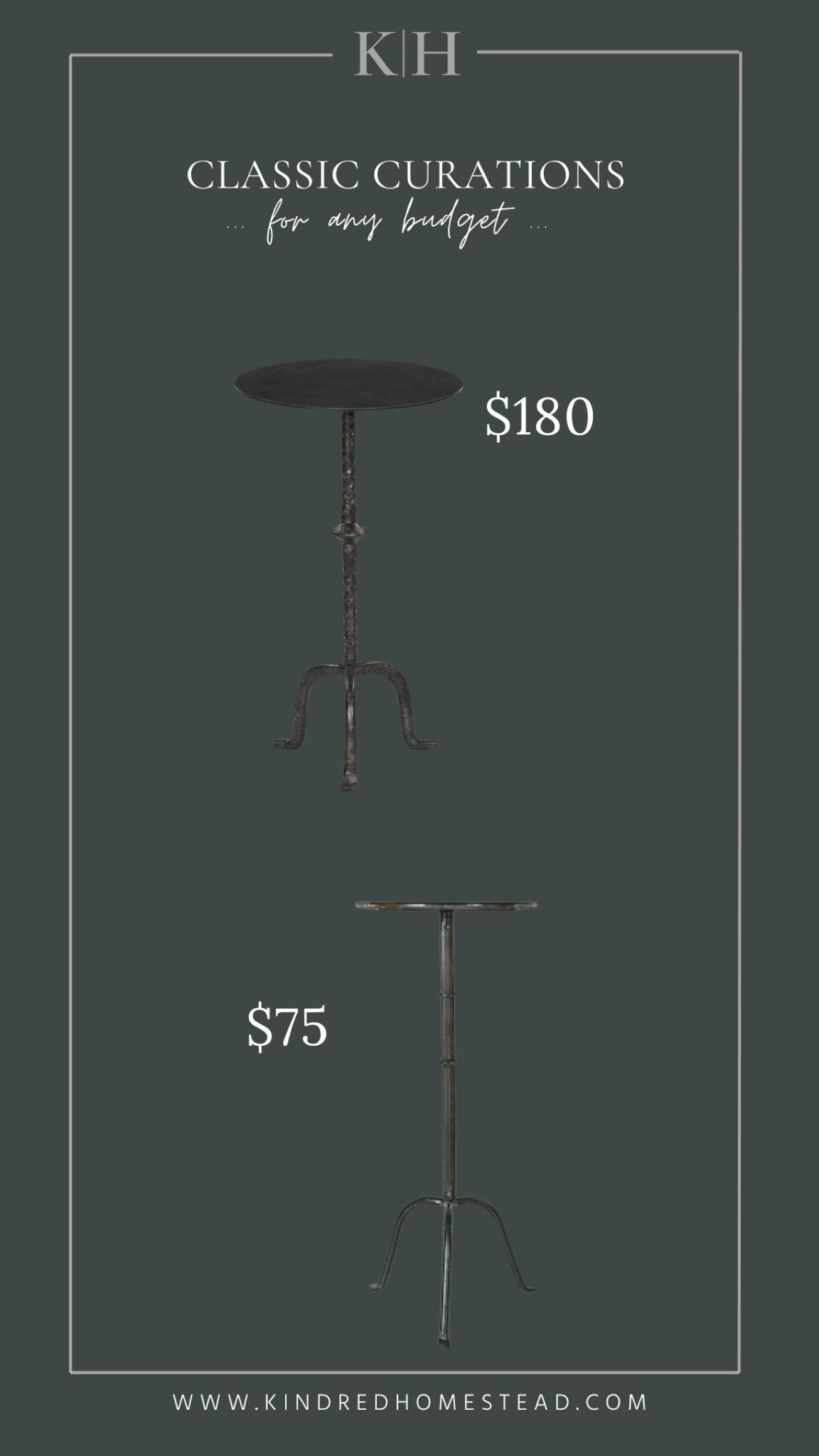 Classically curated black end table/ drink table for home decor styling and interiors

#LTKHome