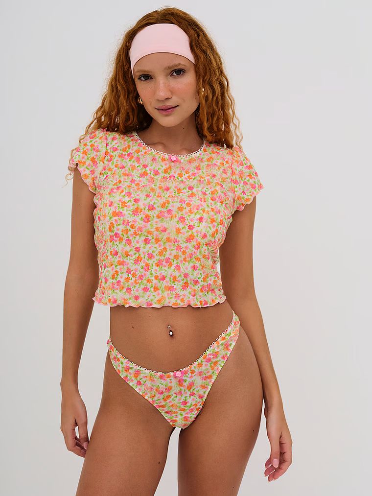 Buy Giselle Short Sleeve Top - Order Pajama Tops online 1124653700 - Victoria's Secret US | Victoria's Secret (US / CA )