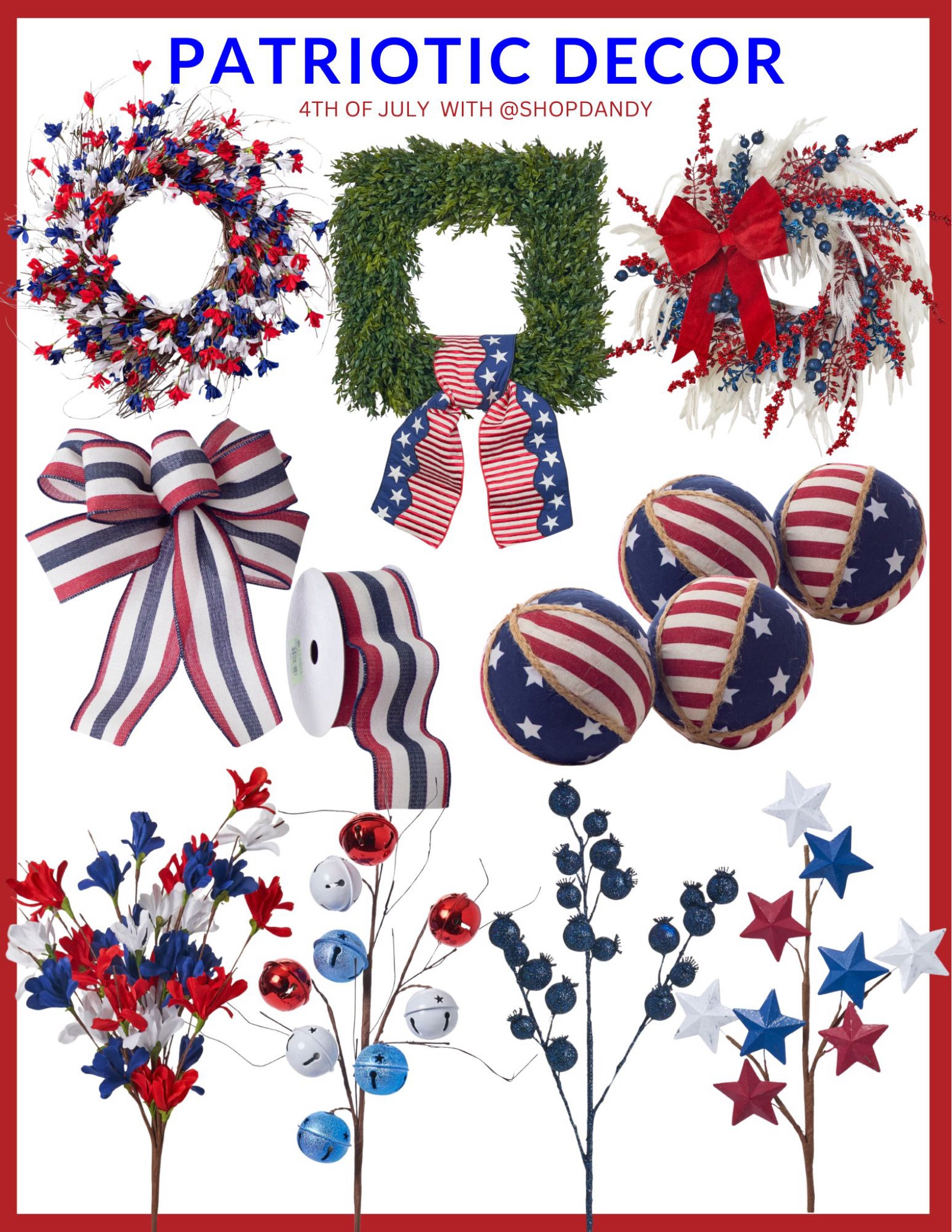 Found a new boutique brand with the cutest stuff! Shop your patriotic items here! 

#fourthofjuly #redwhiteandblue

#LTKSeasonal #LTKhome #LTKstyletip