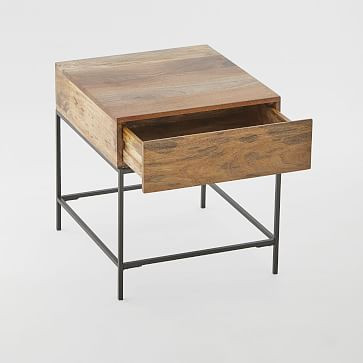 Industrial Storage Side Table (20") | West Elm | West Elm (US)