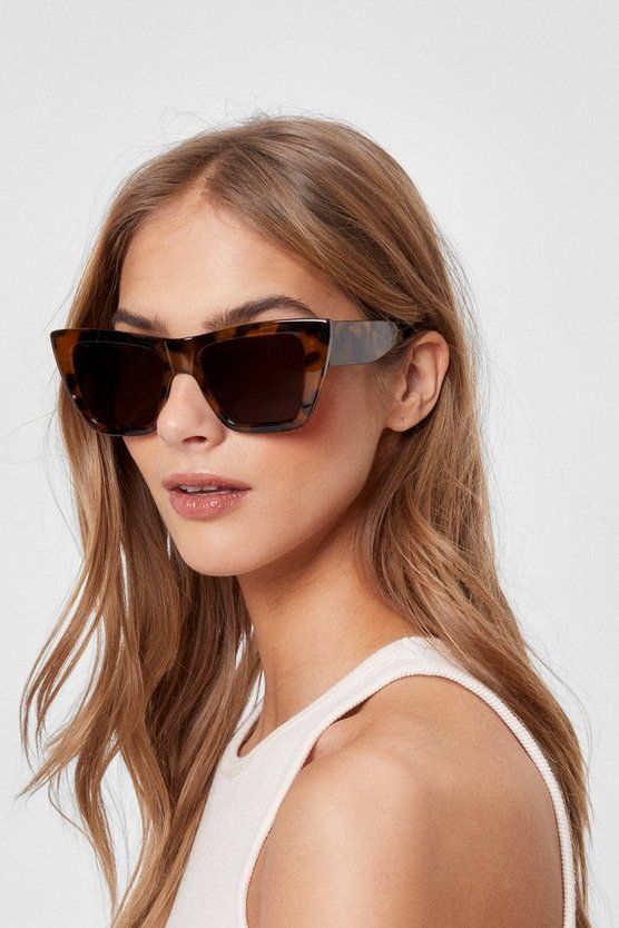 Tortoiseshell Oversized Cat Eye Sunglasses | Nasty Gal (US)