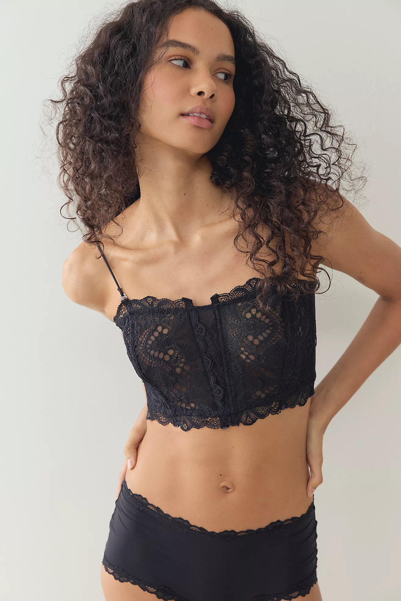 Moonlit Meadow Lace Strapless Corset Bralette | Free People (Global - UK&FR Excluded)