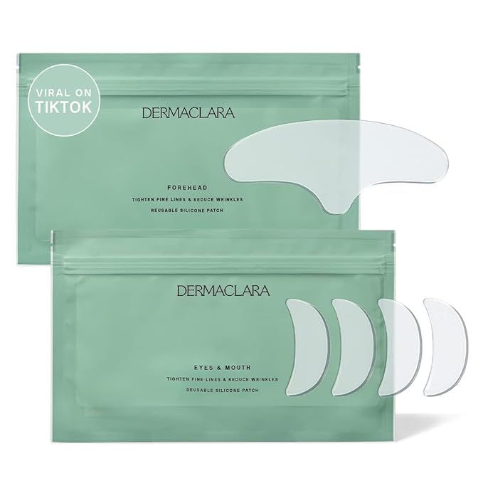 Dermaclara Silicone Face Patches for Wrinkles & Fine Lines - Silicone Fusion Treatment Anti-Wrink... | Amazon (US)