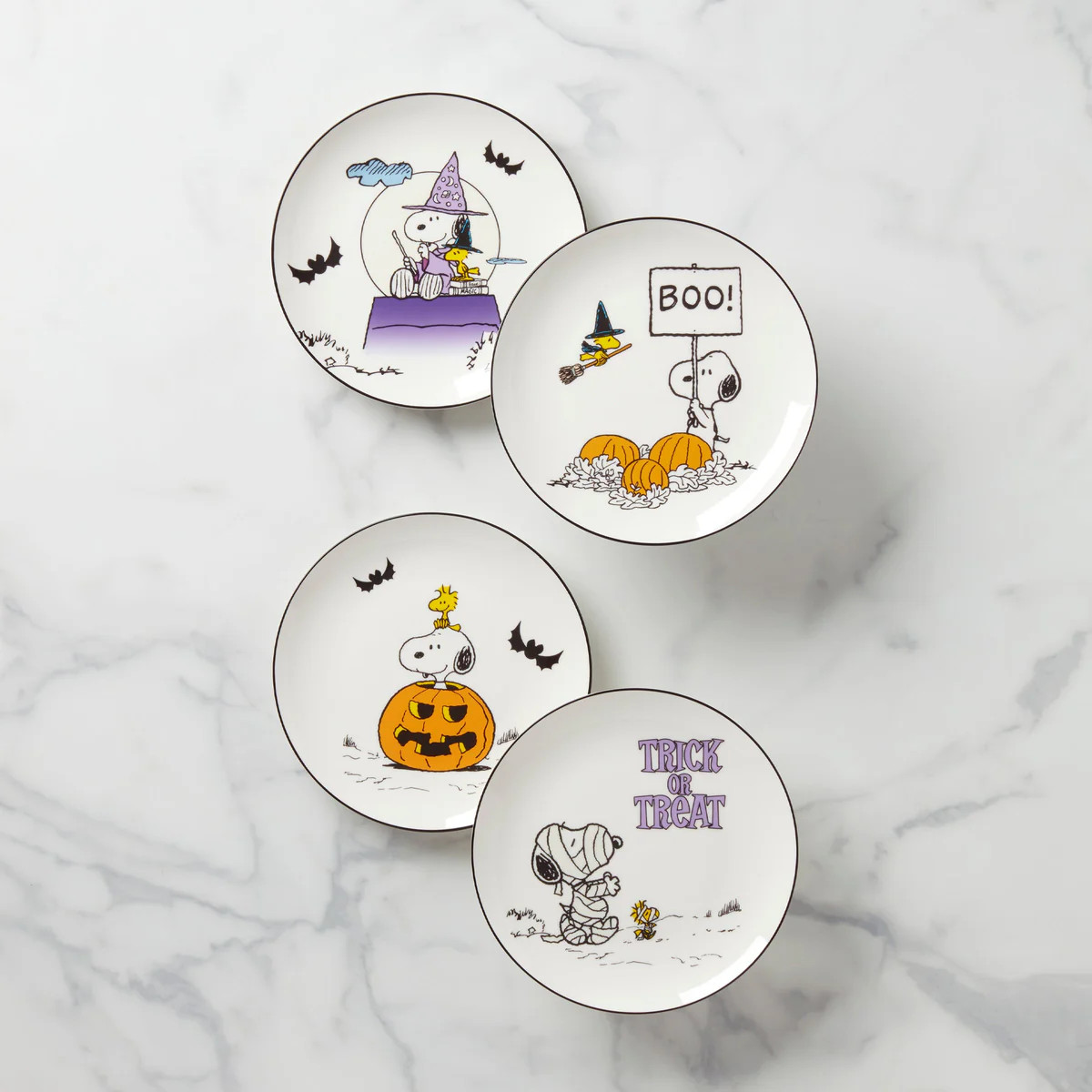 The Great Pumpkin Accent Plates, Set of 4, Assorted | Lenox