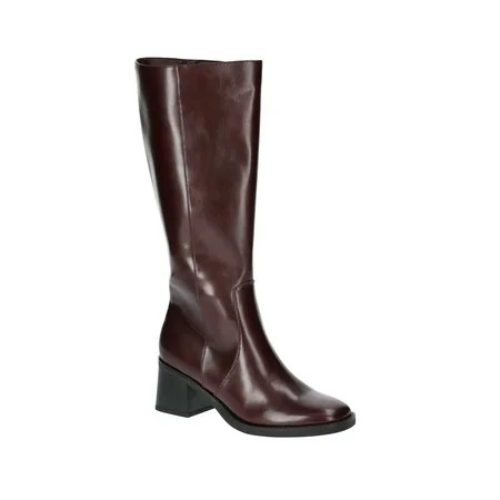No Boundaries Women's Tall Block Heel Boots | Walmart (US)