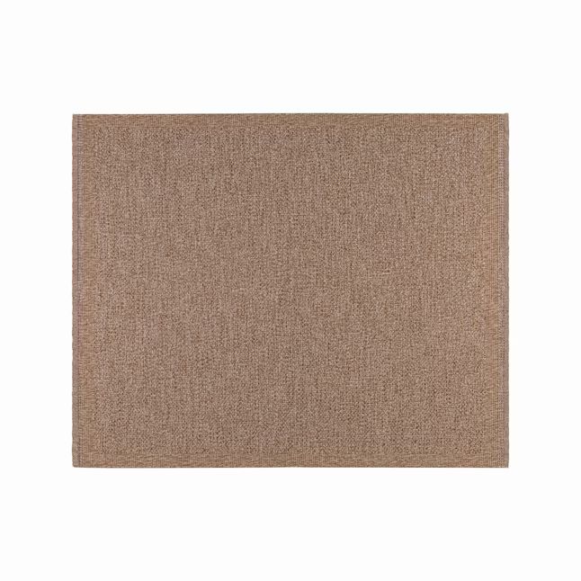 Style Selections 8 X 10 (ft) Brown Outdoor Solid Coastal Area Rug | Lowe's