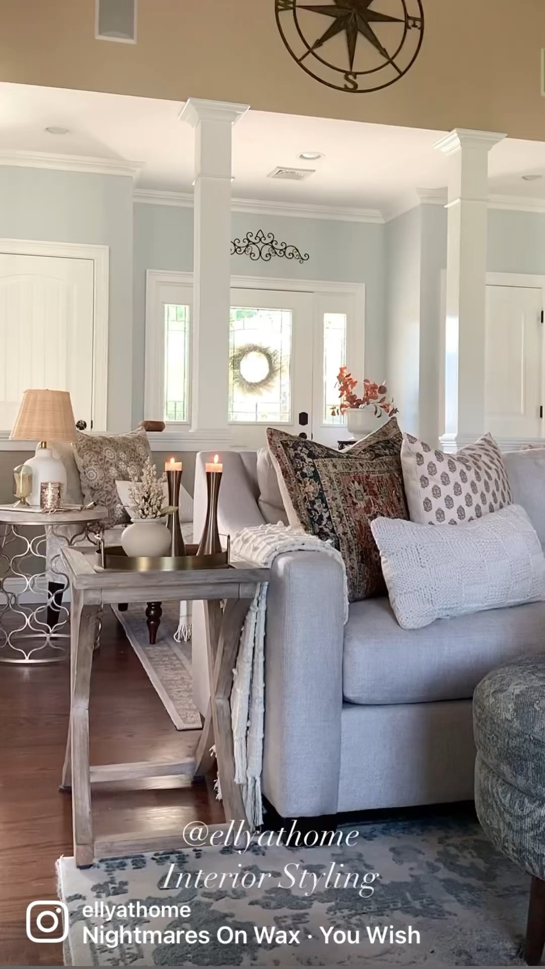 Fall living room refresh. Add a touch of fall to your space with fall, neutral throw pillows in different textures and patterns, black wall sconce set, wood candleholders, cozy throw blanket, brass tray, fall fragrant candles, Black scallop mirrors. Pottery barn pillows shop free. Amazon home, Walmart home., Target, Etsy


#LTKsalealert #LTKhome #LTKSeasonal