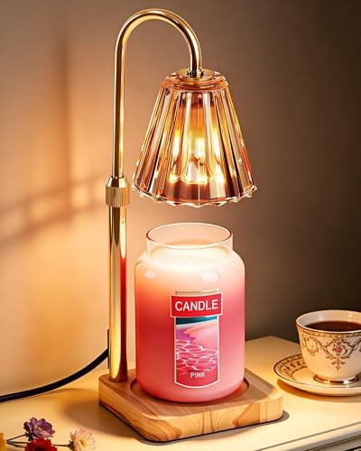 Marycele Candle Warmer Lamp with Timer for Yankee Candles, Adjustable Height Wax Melt Warmer, Bir... | Amazon (US)