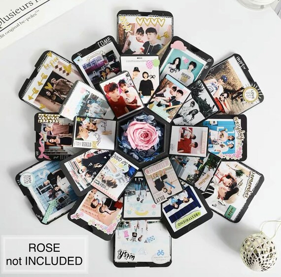 Magic Photo explosion box - Birthday Gift, Wedding Gift, Photo Album, Anniversary Gift, Great Gif... | Etsy (US)