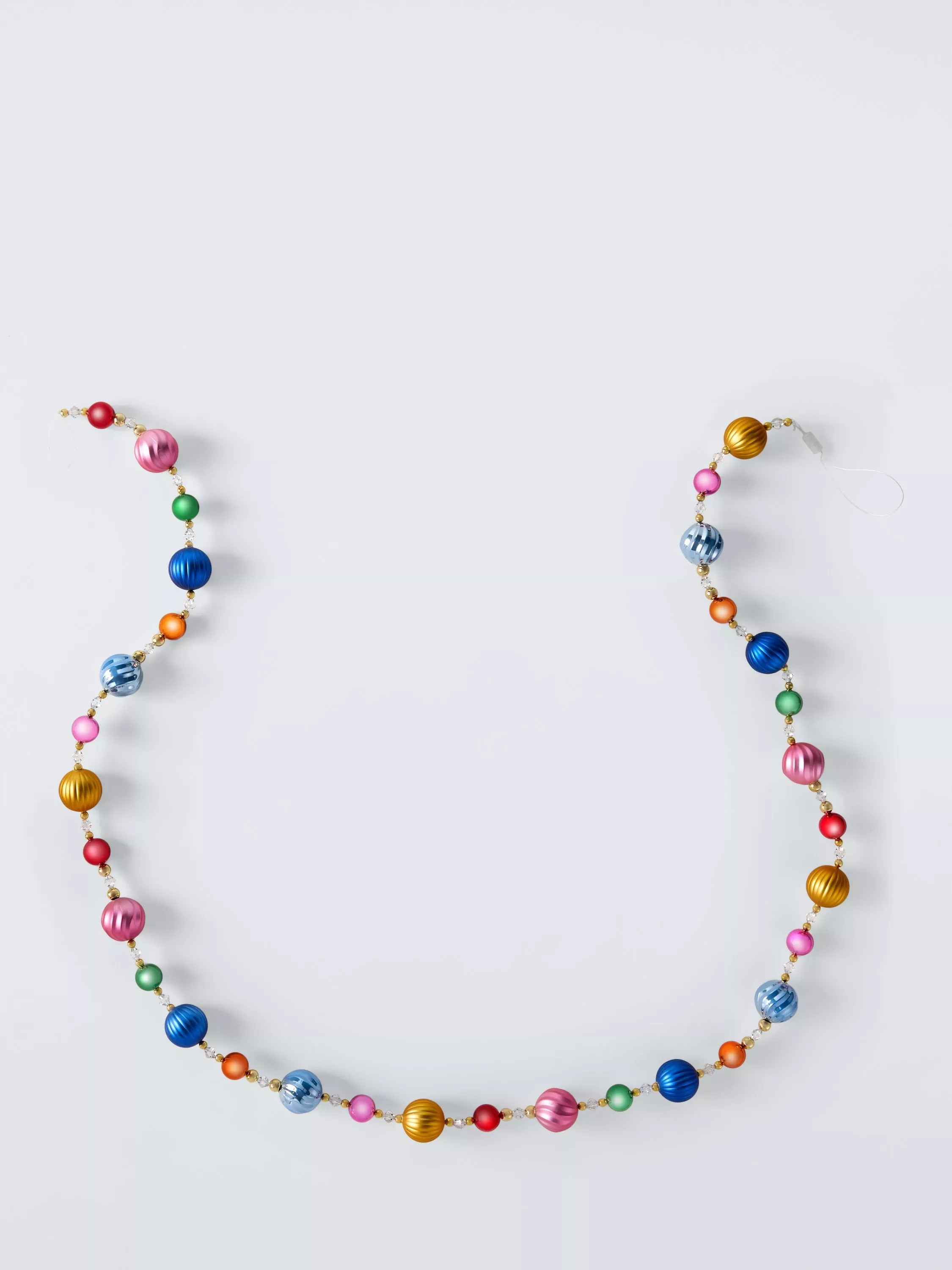 John Lewis Small Bauble Garland, Multi, 180cm | John Lewis (UK)