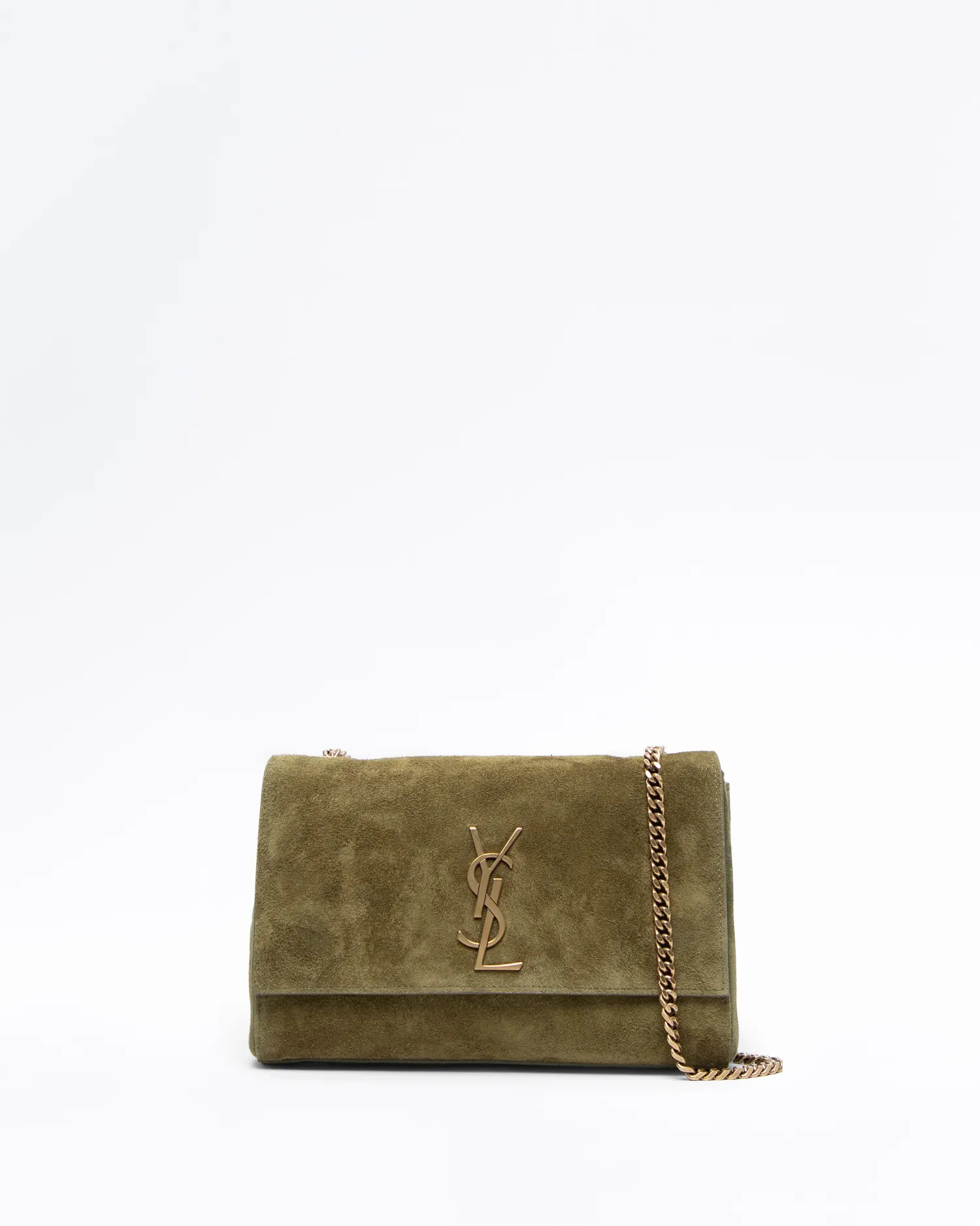 Suede Small Kate Reversible Chain Bag | Vivrelle