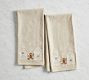 Gingerbread Village Embroidered Tea Towels - Set of 2 | Pottery Barn (US)
