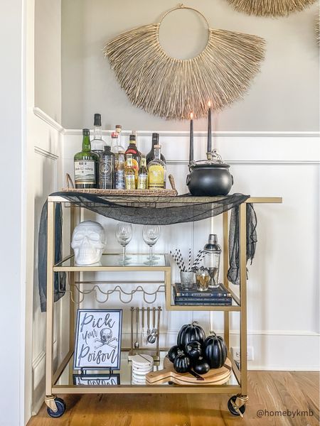 HALLOWEEN | finally a Halloween post! 👻 Which version of my Halloween bar cart do you like better?!
•
Shop my Halloween bar cart decor by clicking the link in my bio or by following me in the @shop.ltk app!
•
•
•
•
 #halloweencountdown #spookyseason #halloweenvibes #halloweenseasons #halloweendecor #halloweendecoration #falldecoration #falldecorations #falldecor #falldecoratingideas #falldecorideas #barcart #barcartdecor #barcartstyling #goldbarcart #halloweenbarcart #diningroom #diningroomdecor #homedecorinspo #homedecorideas #homeideas #homedecorblog #interiordecor #homedecoration #homedecorating

#LTKSeasonal #LTKhome #LTKHalloween