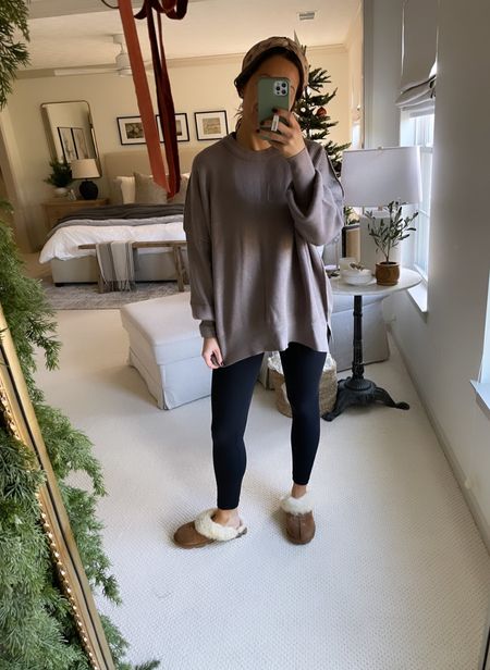 $35 Amazon sweater, looks just like the free people version! I sized up to a medium for an oversized fit. Color is gray coffee. Lightning deal, so colors are going fast! 