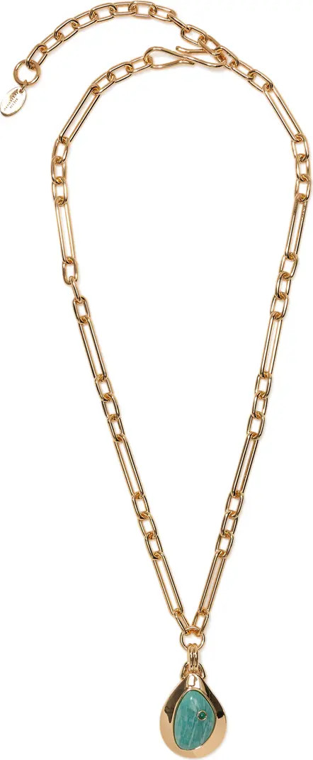 Lizzie Fortunato Pond Amazonite Pendant Necklace | Nordstrom | Nordstrom