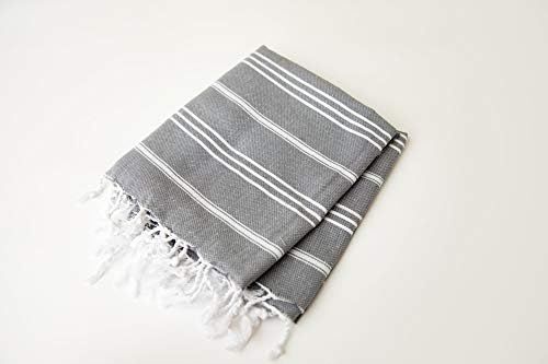 (Set of 2) Palace Hand Towel 100% Turkish Cotton Hand-loomed Bath Beach Towel Peshtemal Scarf (26... | Amazon (US)