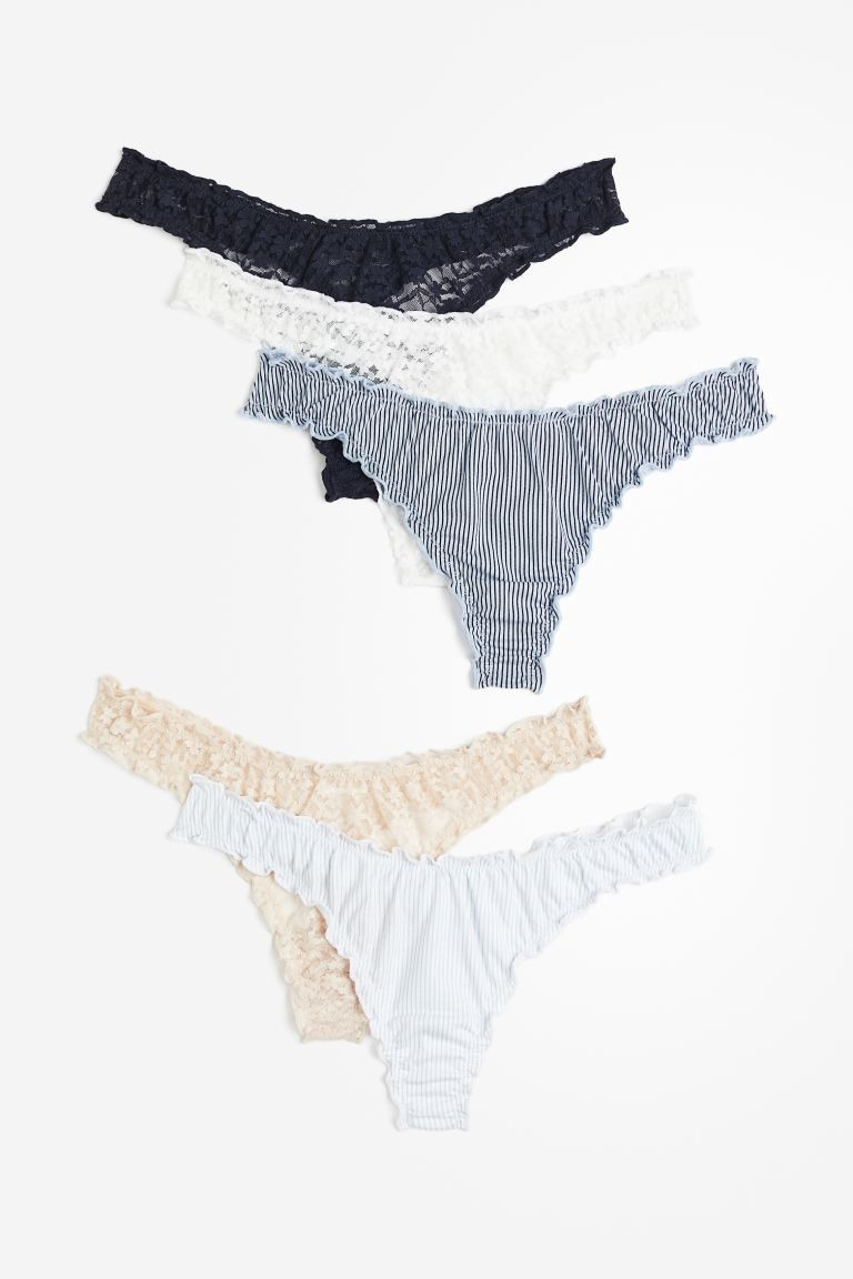 5-pack Thong Briefs | H&M (US + CA)