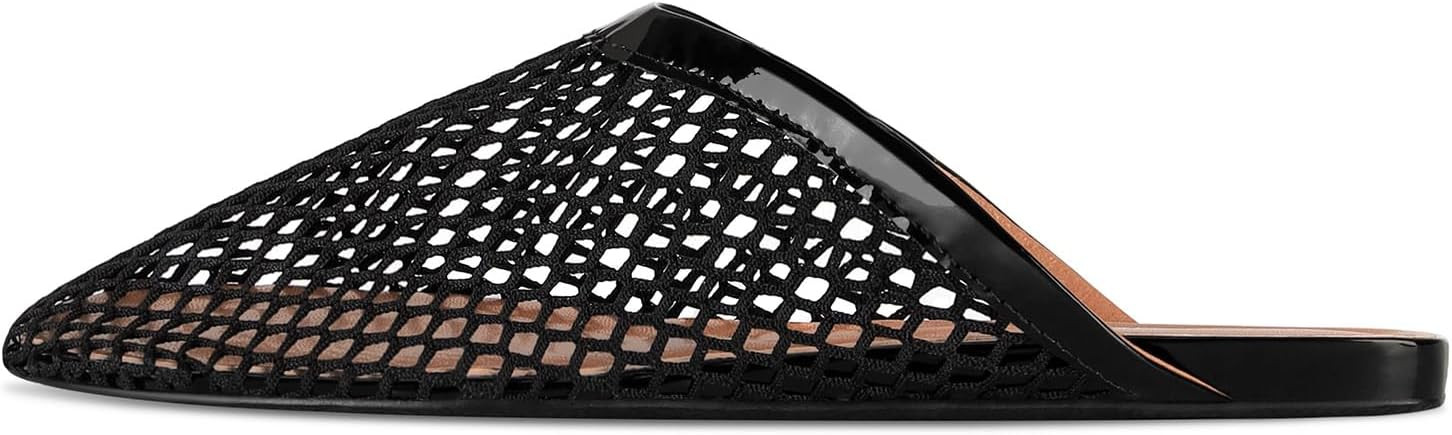 MICIFA Women's Mesh Ballet Flats Fishnet Ballerina Flats Buckle Strap Mary Jane Flats Causal Dail... | Amazon (US)