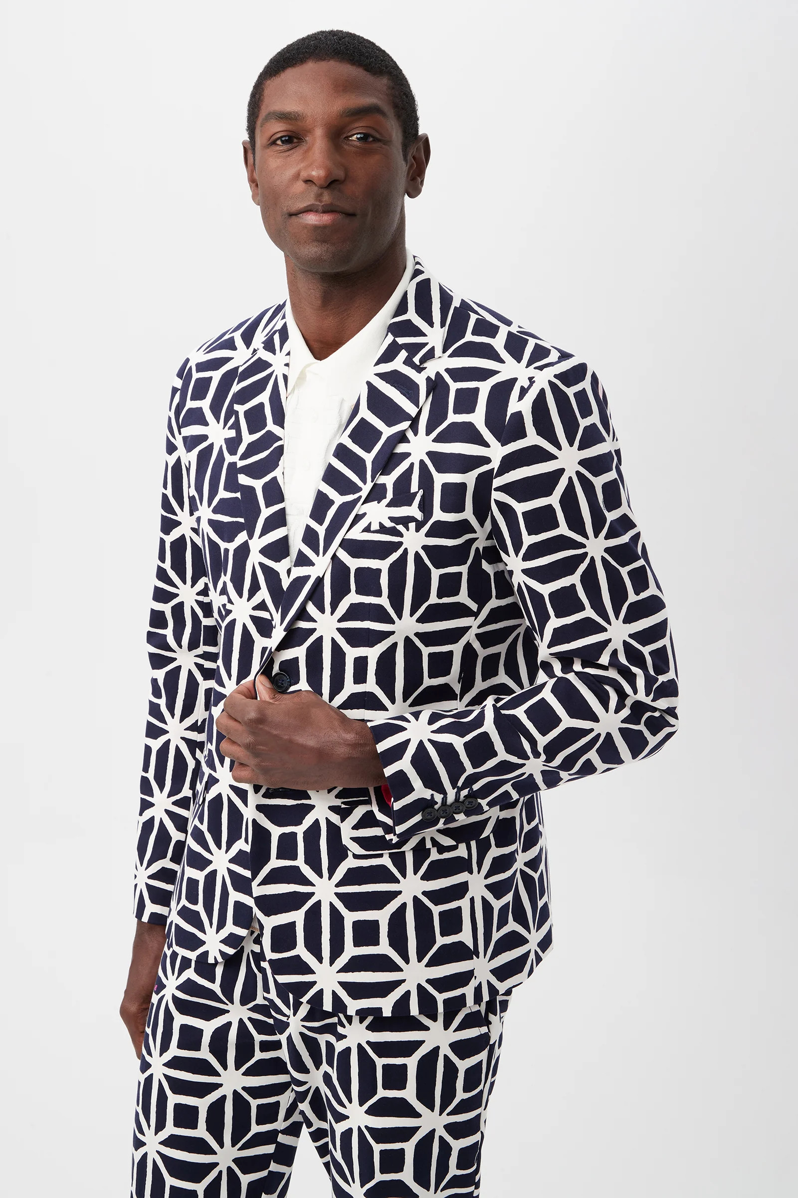 Thurston Blazer - Durell Herringbone | Trina Turk
