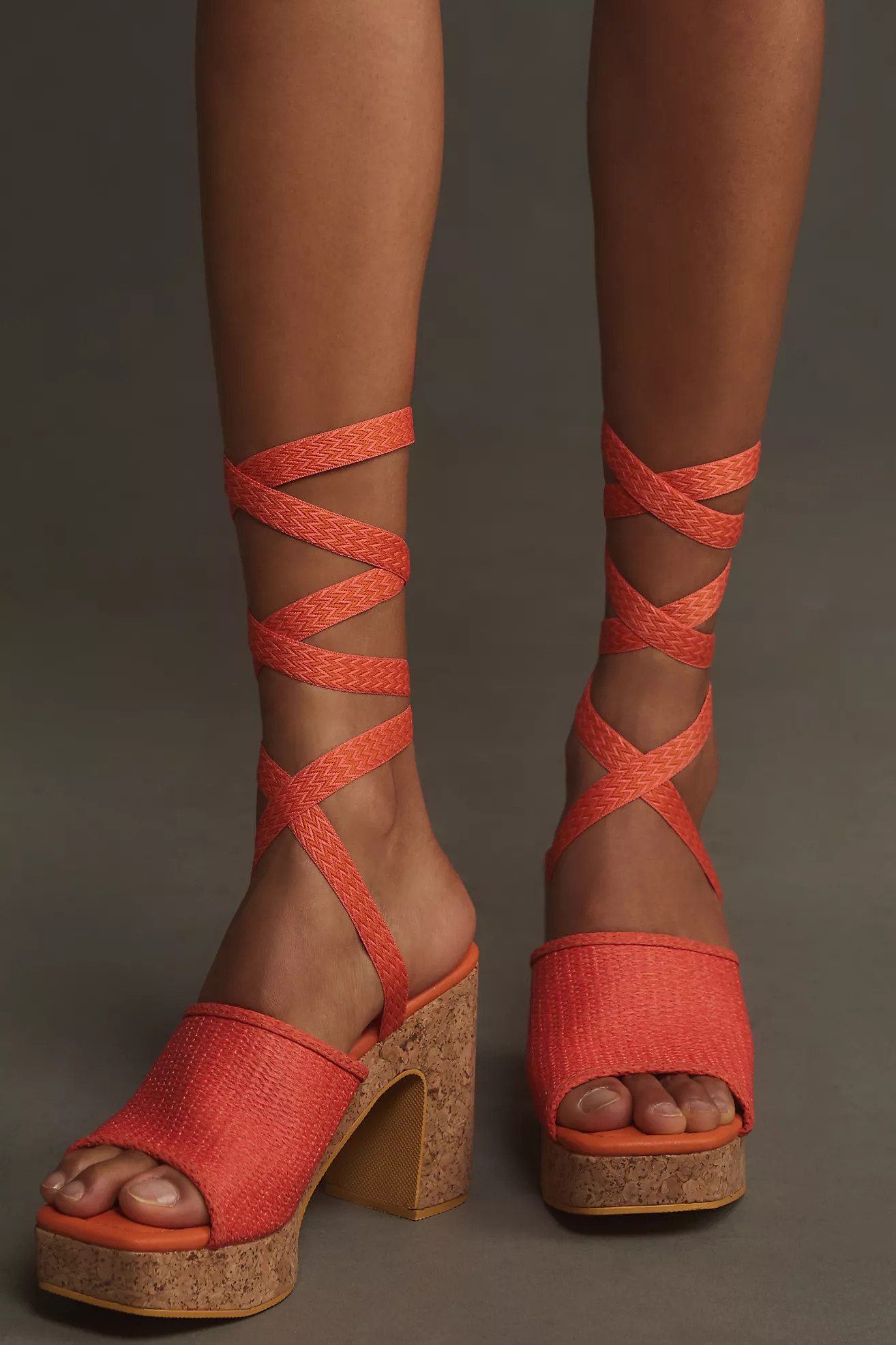 Matisse Magnolia Tie-Up Heels | Anthropologie (US)
