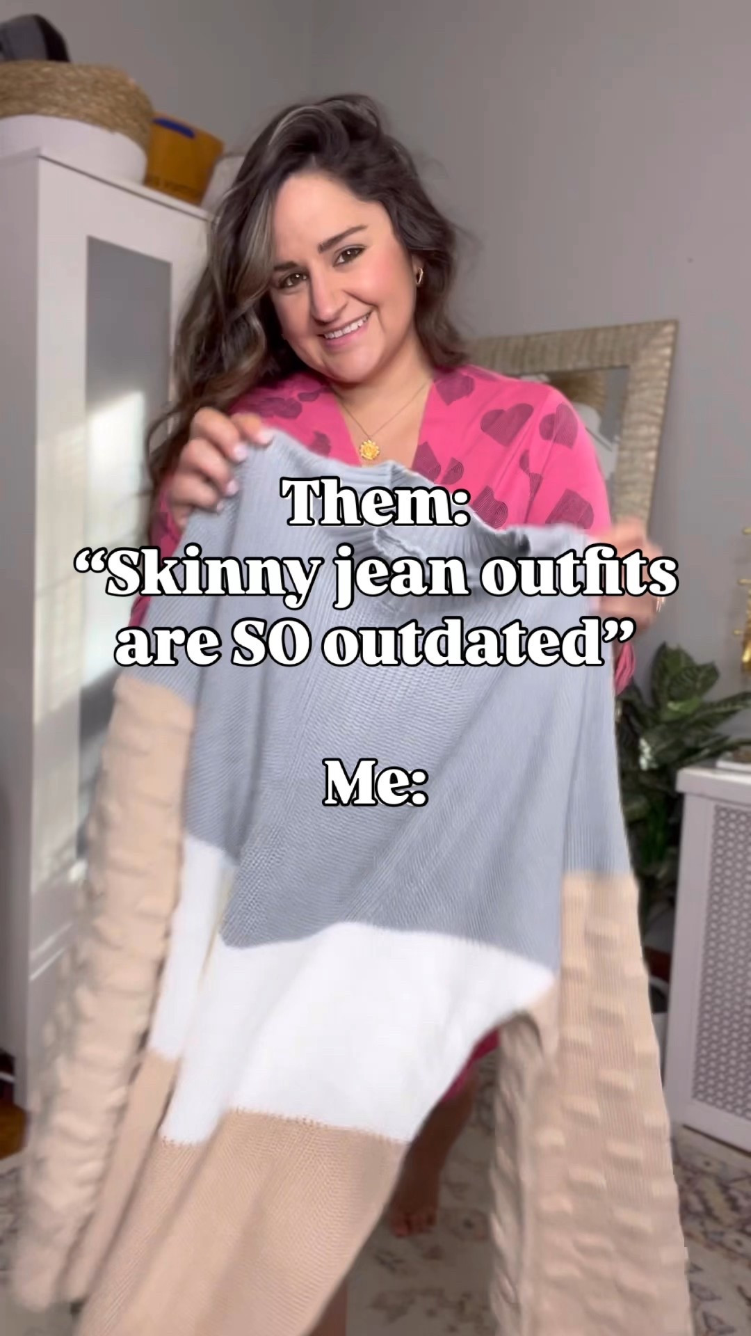 Call me an elder millennial, but my skinny jeans still understand the assignment!👖

Type JEANS for outfit details! 💙

An oversized sweater with skinny jeans tucked into my boots will always be in style at least in my closet! How about yours?! I’ll forever love this classic Fall outfit!

Amazon fashion finds, chevron sweater, knee high boots, Amazon fall fashionn

#LTKMidsize #LTKPetite #LTKShoeCrush