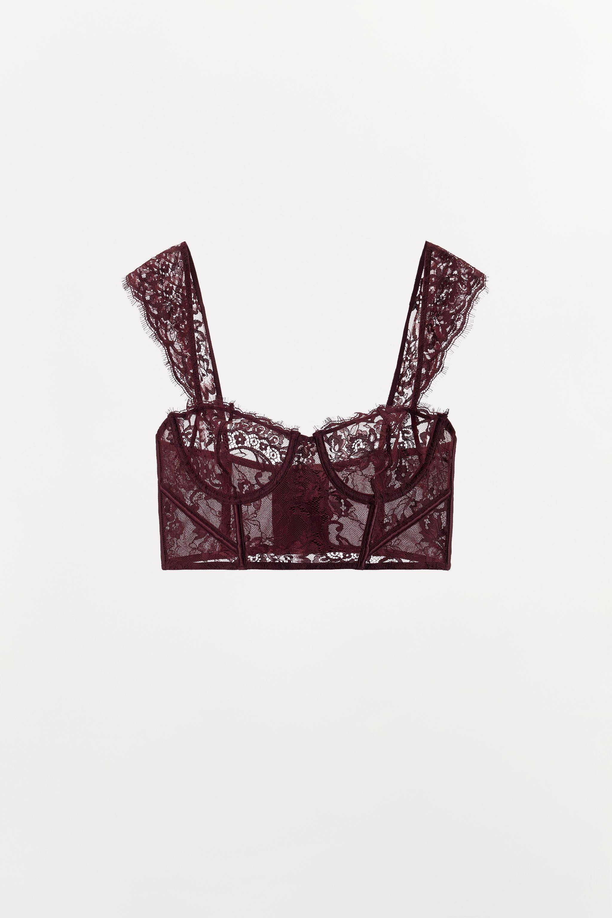 LACE UNDERWIRE BRA | Zara US