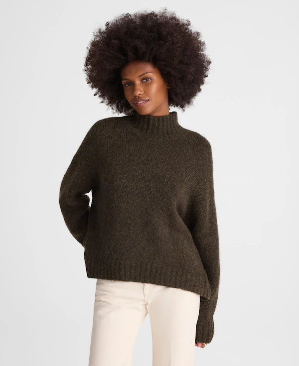 Chunky-Knit Alpaca-Blend Turtleneck | Madewell