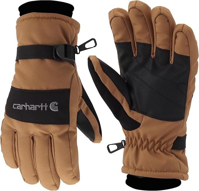 Carhartt Men's Waterproof Insulated Knit Cuff Glove | Amazon (US)