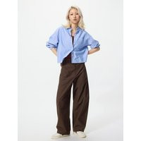 Uniqlo - Jersey Barrel Leg Trousers - Dark Brown - XS | UNIQLO (UK)