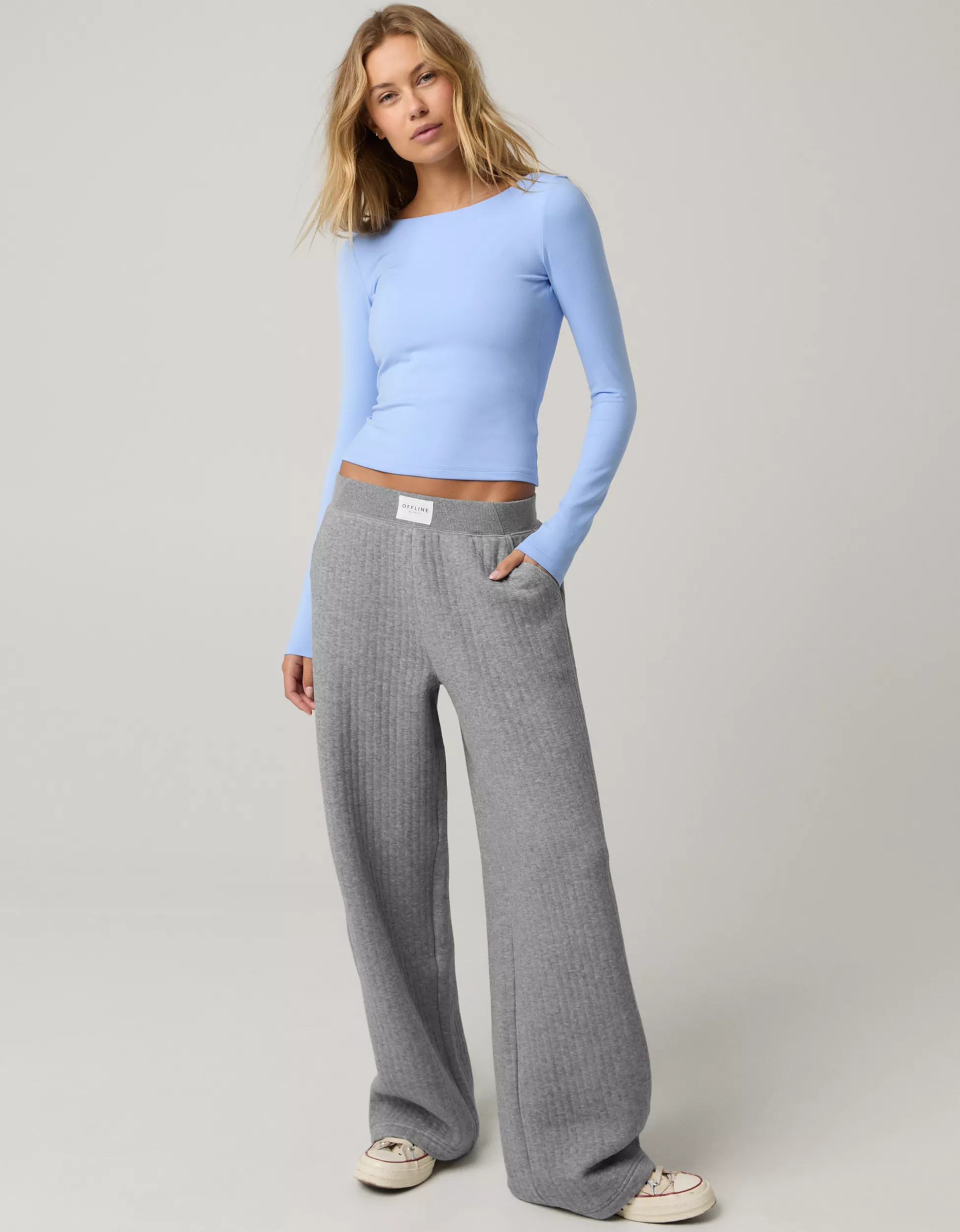 OFFLINE By Aerie Coffee Run Trouser | Aerie