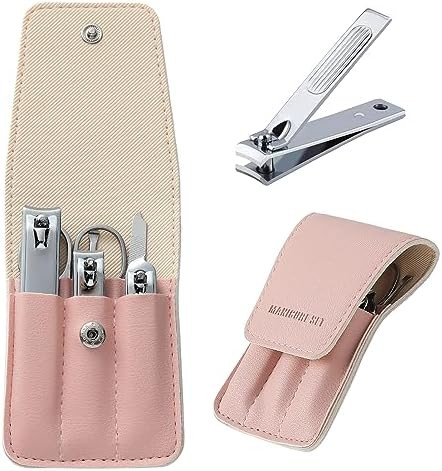 Nail Clipper Set Gifts for Women, 6 Pcs Case Fingernail Clipper Christmas Stocking Stuffers for A... | Amazon (US)