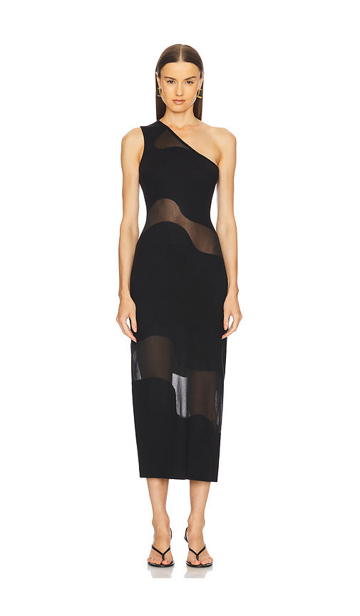 Cult Gaia Kalila Knit Dress in Black. Size XS | Revolve Clothing (Global)