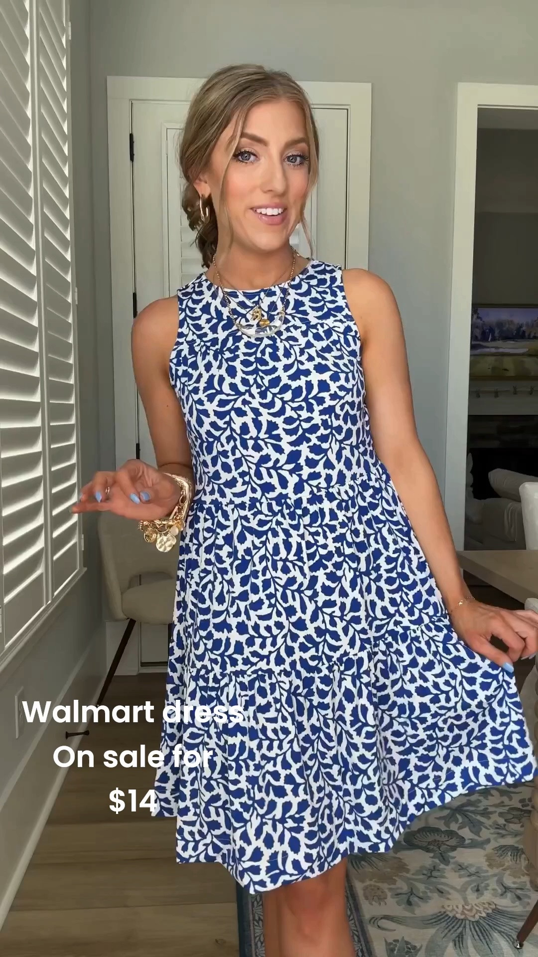 Blue and white is always a favorite for summer, and this Walmart dress is too cute to pass up! 💙🤍 The classic print, flattering tiered silhouette, and lightweight fabric make it perfect for warm days, whether you’re headed to brunch, church, vacation, or a summer celebration.

I love how easy it is to style with sandals, sneakers, or wedges, making it one of those dresses you’ll reach for again and again. Even better… it’s on sale!

If you’re looking for an affordable Walmart dress that’s comfortable, flattering, and timeless, don’t miss this one!

#WalmartFashion #BlueAndWhiteDress #SummerDress #WalmartFinds #AffordableFashion #SummerStyle #VacationOutfit #OOTD #ClassicStyle #ResortWear #EverydayFashion #DressSeason #WalmartDeals #FashionFinds #SummerWardrobe

#LTKootd #LTKSaleAlert #LTKPetite