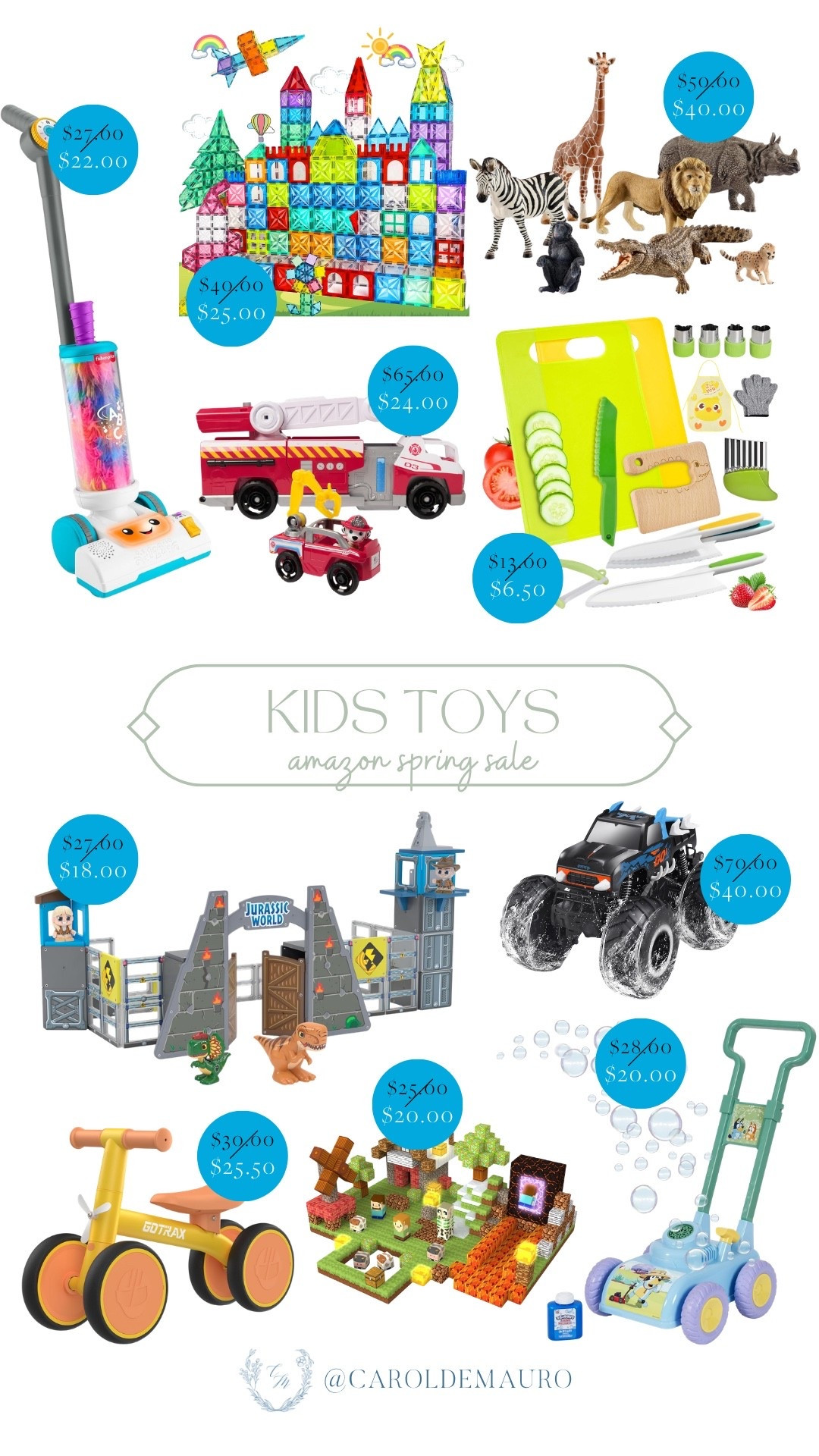 These Amazon Spring Sale toy finds are such a good steal and perfect for keeping the little ones busy. Everything from Montessori-style kitchen sets to magnetic tiles is on major discount right now!

gifts for kids, nursery room, playroom, interactive play, screen free activities, kids toy, mom hacks, creator favorites 2026

#LTKU #LTKSaleAlert #LTKSeasonal