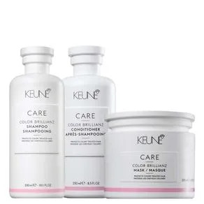 Kit Color Keune Brillianz - Shampoo 300 ml + Condicionador 250 ml + Máscara 200 ml | Amobeleza (BR)