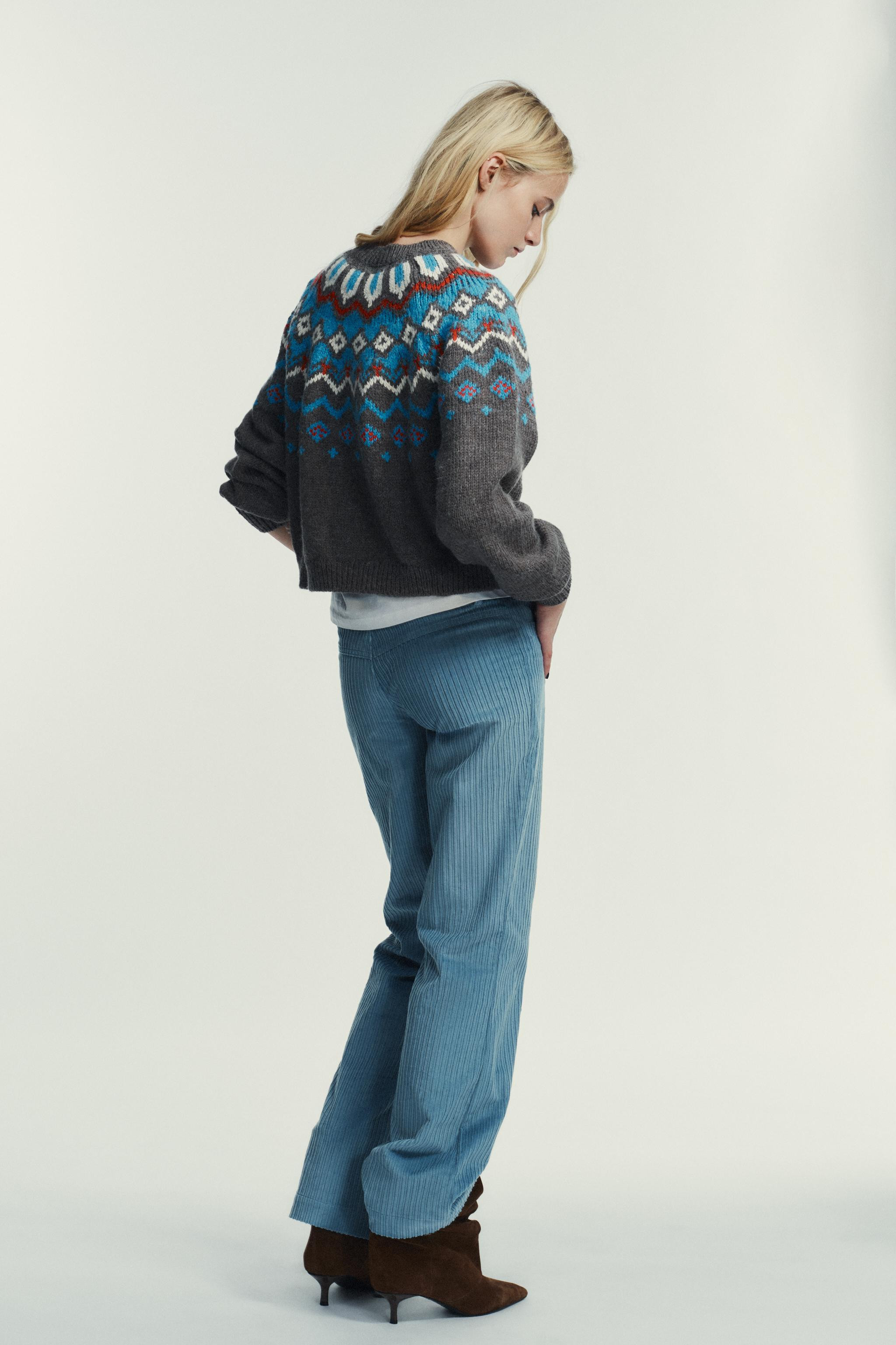 JACQUARD KNIT JUMPER | Zara Canada