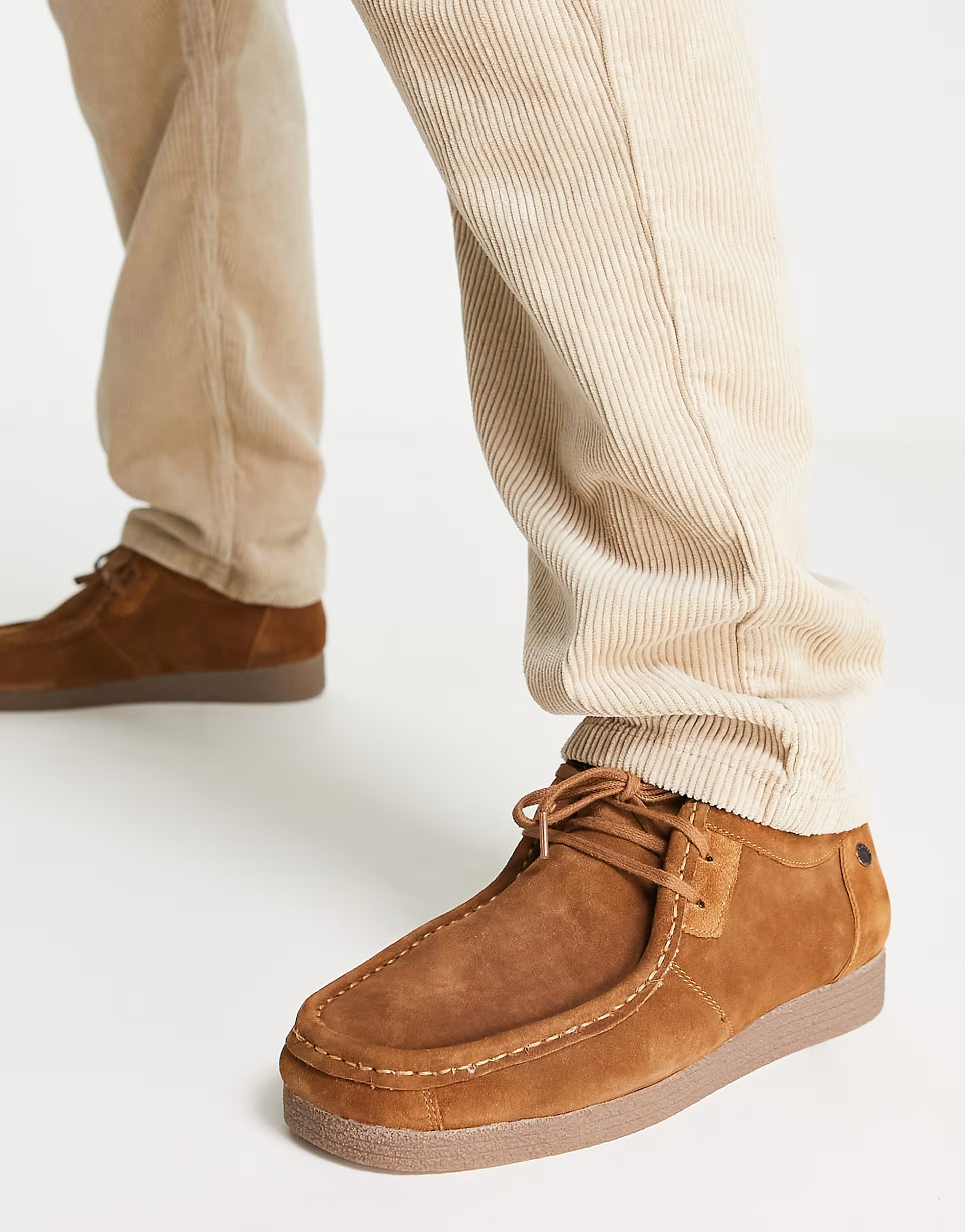 Jack & Jones suede mock toe lace up boot in tan | ASOS (Global)