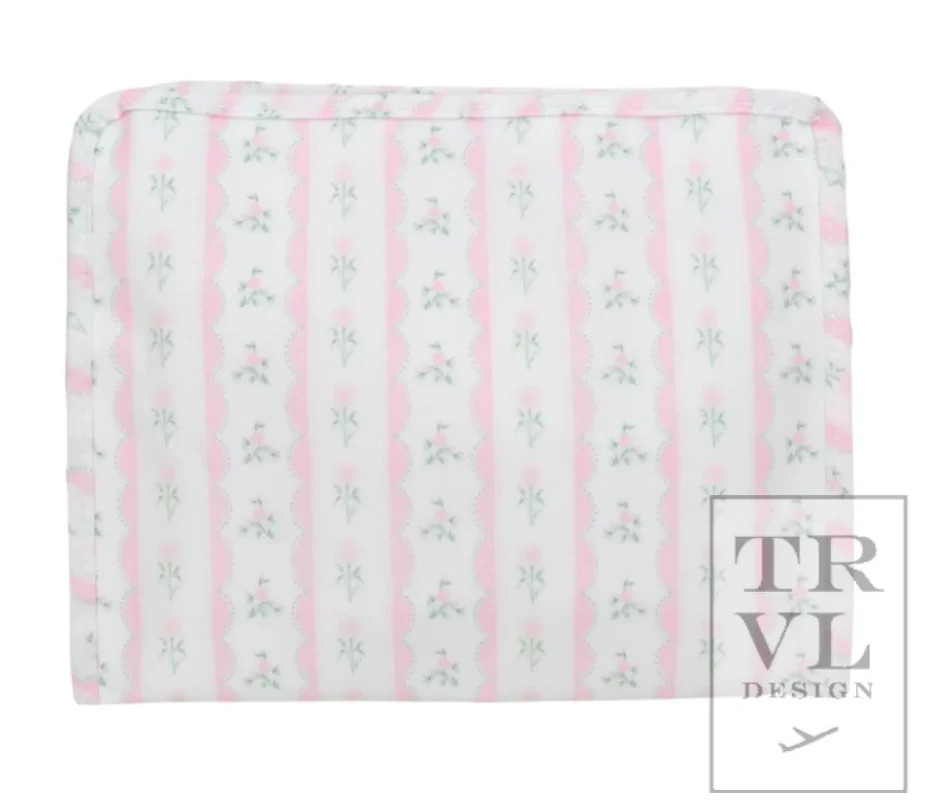 Large Pink Ribbon Floral Roadie (August preorder) | Lovely Little Things Boutique