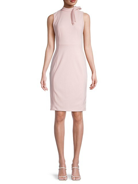 Tie-Neck Sheath Dress | Saks Fifth Avenue OFF 5TH