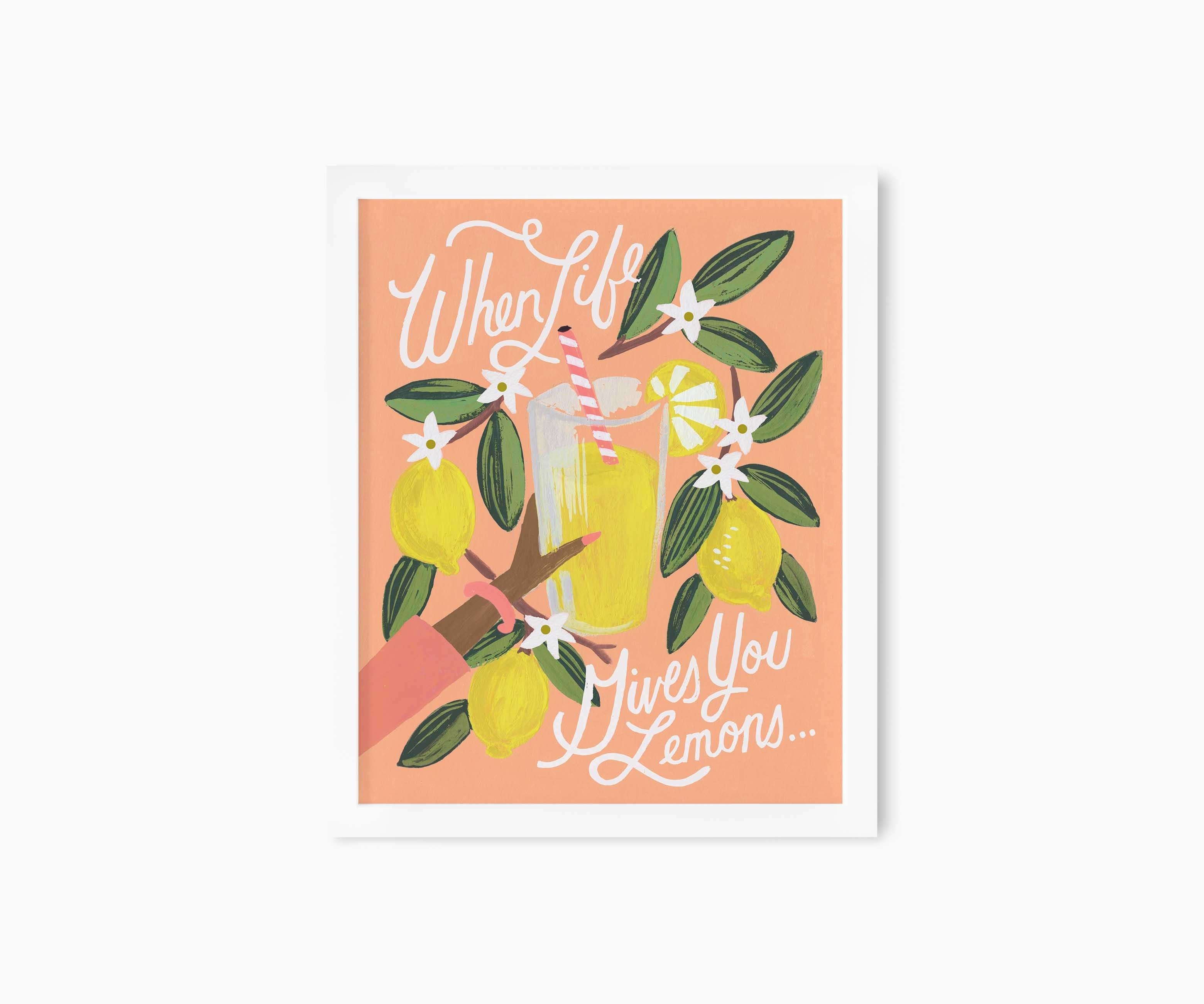 Lemons to Lemonade Art Print | Rifle Paper Co.