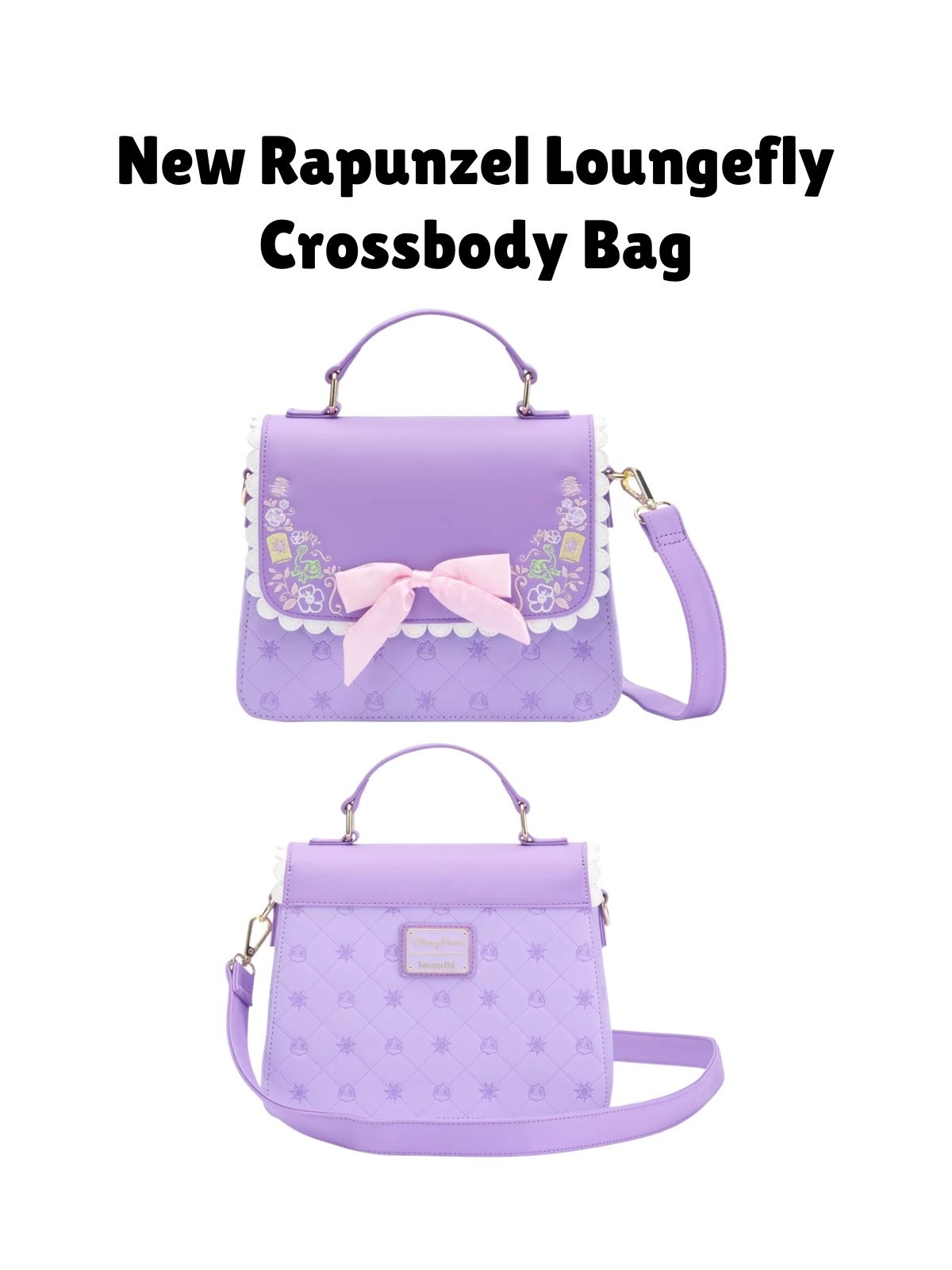 New Rapunzel Loungefly crossbody bag from Disney Store! 💜☀️

#LTKSeasonal #LTKTravel