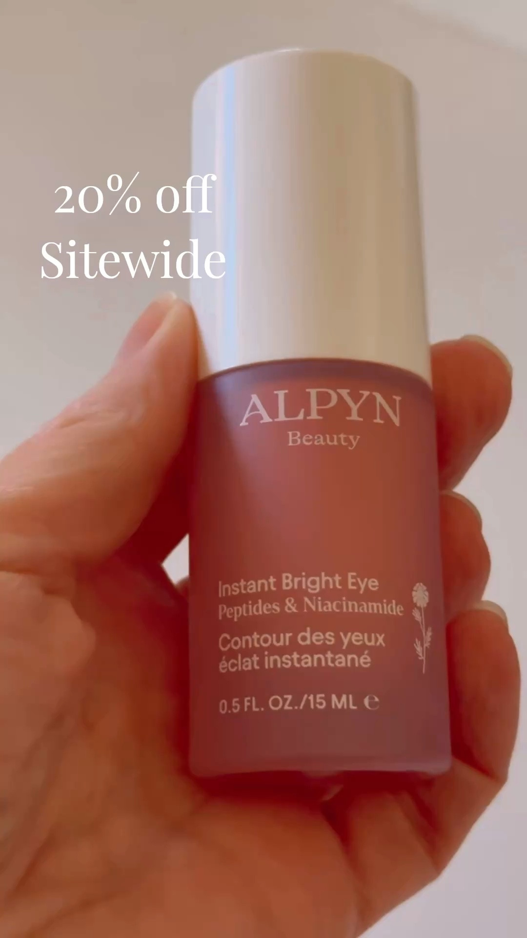 Ends tonight! Save on wildcrafted skincare by Alpyn Beauty out of Jackson, WY 🐴🌼 this eye cream is part of the anti-aging lineup, my faves. 🥰

#LTKBeauty #LTKSaleAlert #LTKOver40