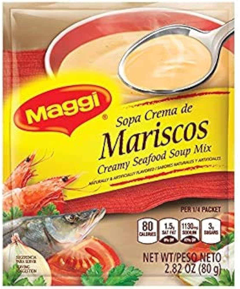 Maggi Crema de Mariscos, Creamy Seafood Soup (12-Pack) | Amazon (US)