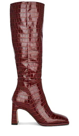 Issabel Boot in Red Maple | Revolve Clothing (Global)