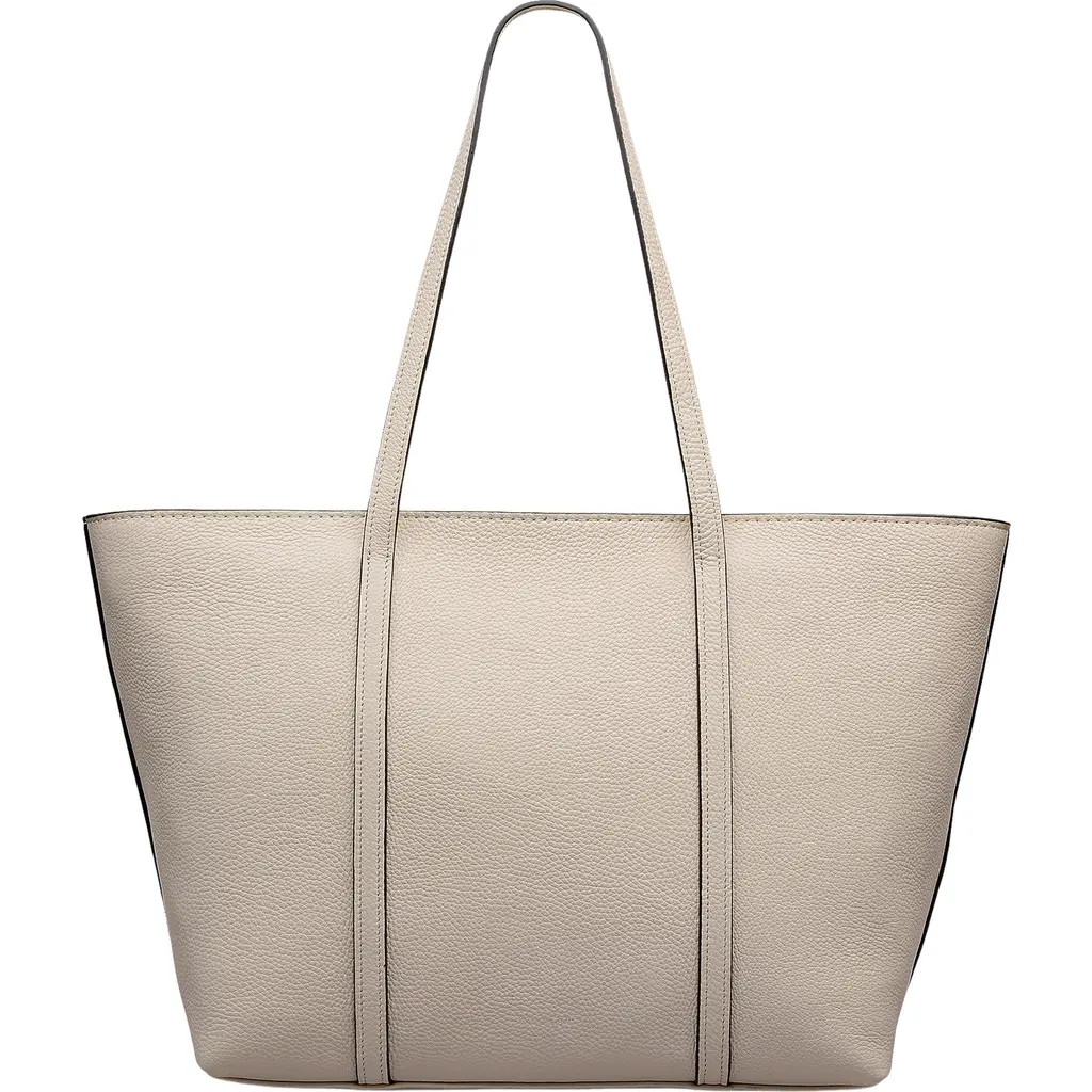 Radley The Weekly Large Open Top Leather Tote in Salt at Nordstrom Rack | Nordstrom Rack