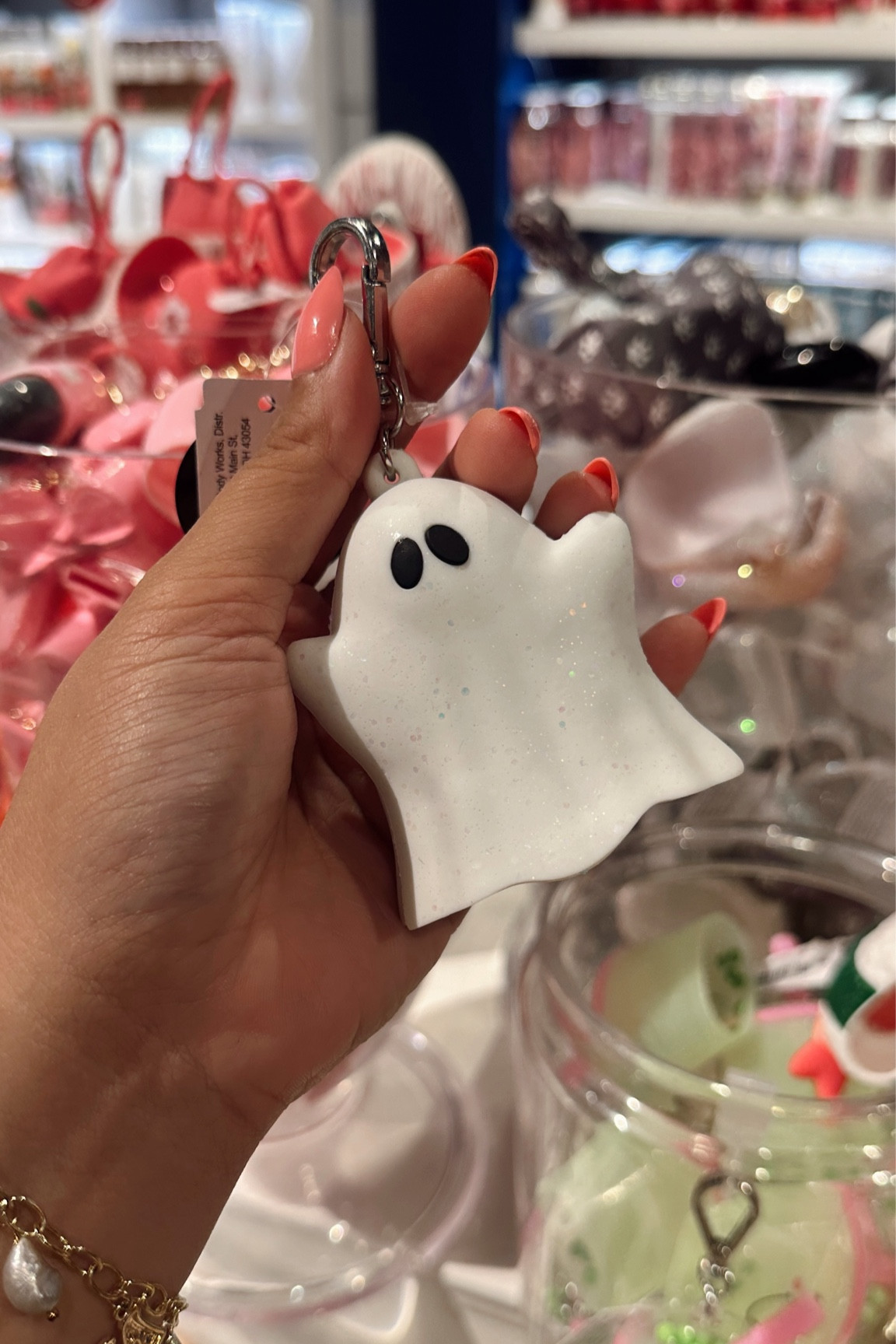 Cute ghost sanitizer holder from Bath + Body Works

#LTKSeasonal