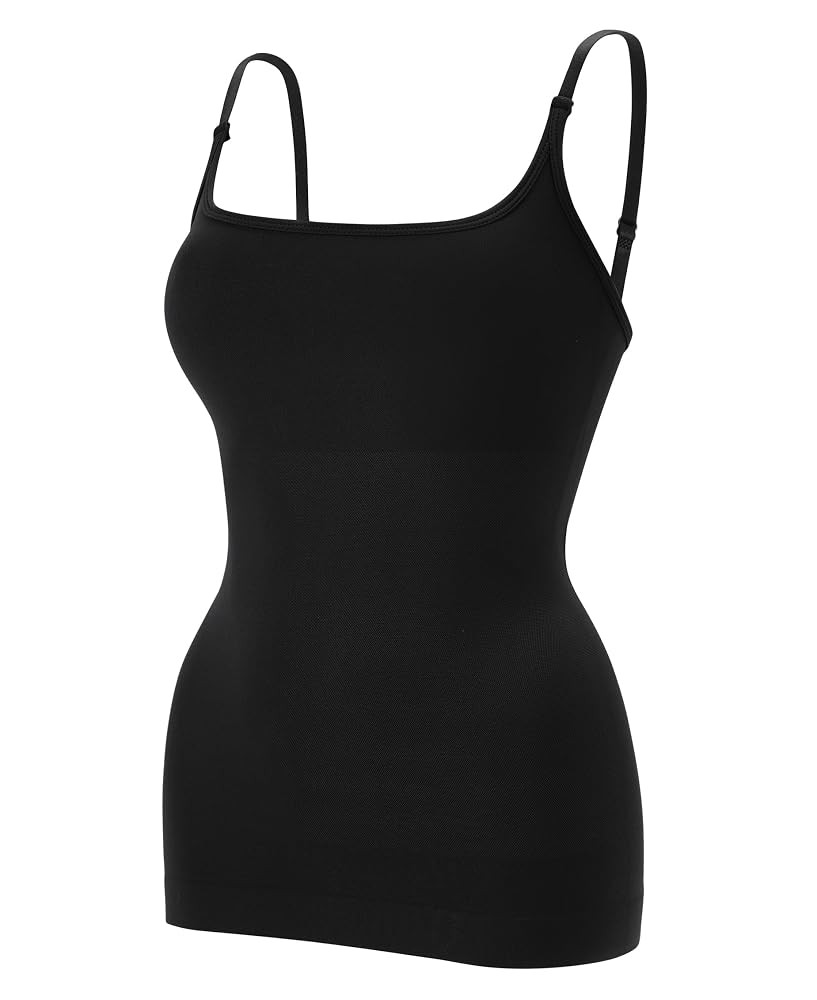EUYZOU Women Shapewear Tummy Control Camisole Tops - Suqre Neck Sexy Compression Tank Tops Seamle... | Amazon (US)