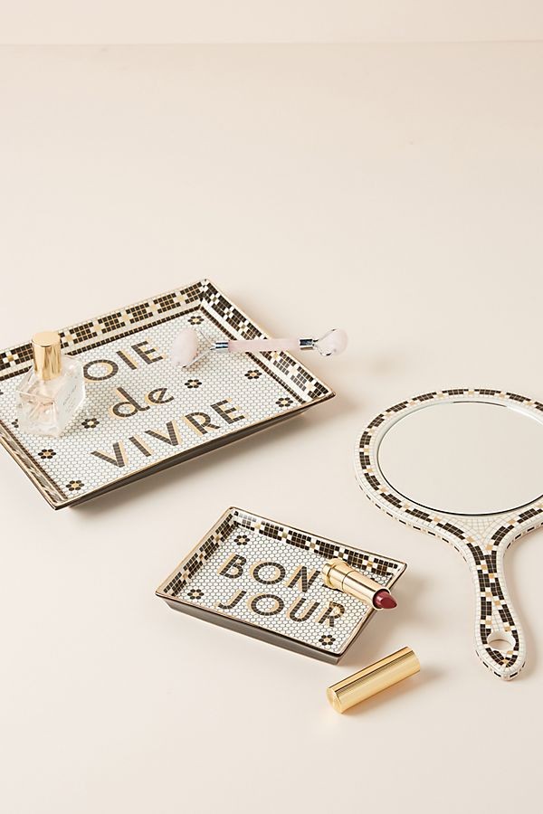 Joie de Vivre Bistro Tile Tray | Anthropologie (US)